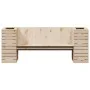 Banco con jardineras madera maciza de pino 167,5x60x65 cm de , Sofás de exterior - Ref: Foro24-832543, Precio: 173,62 €, Desc...