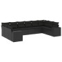 Set de sofás de jardín 10 pzas cojines ratán sintético negro de , Conjuntos de jardín - Ref: Foro24-3255402, Precio: 648,35 €...