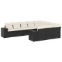 Set de sofás de jardín 10 pzas cojines ratán sintético negro de , Conjuntos de jardín - Ref: Foro24-3255423, Precio: 603,09 €...