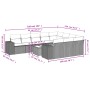 Set de sofás de jardín 11pzas con cojines ratán sintético beige de , Conjuntos de jardín - Ref: Foro24-3255435, Precio: 725,2...