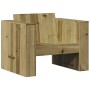 Sofá de jardín madera de pino impregnada 79x60x62 cm de , Sofás de exterior - Ref: Foro24-844624, Precio: 144,01 €, Descuento: %