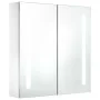 Mueble de baño con espejo LED 60x14x62 cm de vidaXL, Tocadores de baño - Ref: Foro24-285125, Precio: 116,22 €, Descuento: %