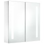 Mueble de baño con espejo LED 60x14x62 cm de vidaXL, Tocadores de baño - Ref: Foro24-285125, Precio: 114,14 €, Descuento: %