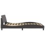 Estructura de cama con cabecero cuero sintético gris 120x200cm de , Camas y somieres - Ref: Foro24-373161, Precio: 149,83 €, ...
