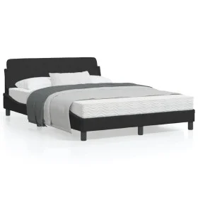 Estructura de cama con cabecero de terciopelo negro 120x200 cm de , Camas y somieres - Ref: Foro24-373154, Precio: 135,50 €, ...
