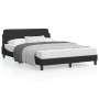 Estructura de cama con cabecero de terciopelo negro 120x200 cm de , Camas y somieres - Ref: Foro24-373154, Precio: 137,23 €, ...