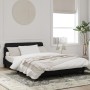 Estructura de cama con cabecero de terciopelo negro 120x200 cm de , Camas y somieres - Ref: Foro24-373154, Precio: 137,23 €, ...