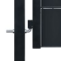 Puerta de valla de PVC y acero gris antracita 100x81 cm de vidaXL, Puertas de jardín - Ref: Foro24-145232, Precio: 130,01 €, ...