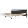 Estructura de cama cabecero cuero sintético blanco 160x200 cm de , Camas y somieres - Ref: Foro24-373219, Precio: 154,32 €, D...