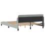 Estructura de cama con cabecero terciopelo gris claro 160x200cm de , Camas y somieres - Ref: Foro24-373212, Precio: 166,98 €,...