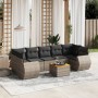 Set de sofás de jardín 8 pzas y cojines ratán sintético gris de , Conjuntos de jardín - Ref: Foro24-3257250, Precio: 496,37 €...