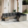 Set de sofás de jardín 10 pzas con cojines ratán sintético gris de , Conjuntos de jardín - Ref: Foro24-3257502, Precio: 625,2...
