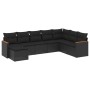 Set de sofás de jardín 8 piezas y cojines ratán sintético negro de , Conjuntos de jardín - Ref: Foro24-3226244, Precio: 495,3...