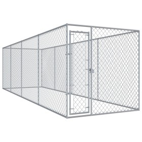 Perrera de exterior 760x192x185 cm de vidaXL, Casetas y cercados para perros - Ref: Foro24-145030, Precio: 490,09 €, Descuent...