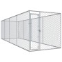 Perrera de exterior 760x192x185 cm de vidaXL, Casetas y cercados para perros - Ref: Foro24-145030, Precio: 490,09 €, Descuent...