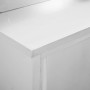 Mesa de trabajo puertas correderas acero inox 100x50x(95-97) de vidaXL, Restauración - Ref: Foro24-51050, Precio: 240,54 €, D...