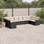 Set de sofás de jardín 10 pzas cojines ratán sintético negro de , Conjuntos de jardín - Ref: Foro24-3226322, Precio: 547,89 €...