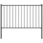 Black powder coated steel fence panel and posts 1.7x1 m by vidaXL, fence panels - Ref: Foro24-145210, Price: 52,28 €, Discoun...