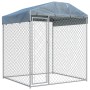 Perrera de exterior con toldo 193x193x225 cm de vidaXL, Casetas y cercados para perros - Ref: Foro24-145026, Precio: 308,15 €...