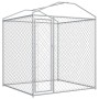 Perrera de exterior con toldo 193x193x225 cm de vidaXL, Casetas y cercados para perros - Ref: Foro24-145026, Precio: 308,15 €...