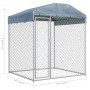 Perrera de exterior con toldo 193x193x225 cm de vidaXL, Casetas y cercados para perros - Ref: Foro24-145026, Precio: 308,15 €...