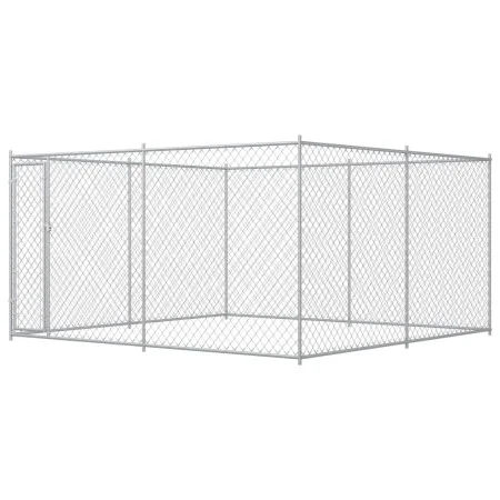 Perrera de exterior 383x383x185 cm de vidaXL, Casetas y cercados para perros - Ref: Foro24-145028, Precio: 341,60 €, Descuent...