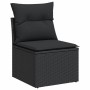 Set de sofás de jardín 8 piezas y cojines ratán sintético negro de , Conjuntos de jardín - Ref: Foro24-3255901, Precio: 484,2...