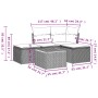 Set de muebles de jardín 5 pzas y cojines ratán sintético negro de , Conjuntos de jardín - Ref: Foro24-3255915, Precio: 291,7...