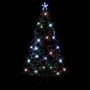 Árbol de Navidad preiluminado con soporte y LED fibra óptica 180 cm en Decoración Festiva y Estacional | Comprar online en Foru.