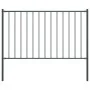 Zaunelement und Stahlpfosten, grau pulverbeschichtet, 1,7 x 1,25 m von vidaXL, Zaunpaneele - Ref: Foro24-145214, Preis: 62,67...