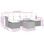 Set sofás de jardín 7 piezas y cojines ratán sintético beige de , Conjuntos de jardín - Ref: Foro24-3256100, Precio: 452,79 €...