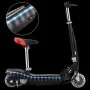 Patinete eléctrico con asiento y LED 120 W negro de vidaXL, Patinetes - Ref: Foro24-91962, Precio: 132,39 €, Descuento: %