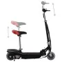 Patinete eléctrico con asiento y LED 120 W negro de vidaXL, Patinetes - Ref: Foro24-91962, Precio: 132,39 €, Descuento: %