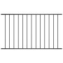 Panel de valla de acero con recubrimiento polvo negro 1,7x1,25m de vidaXL, Paneles de vallas - Ref: Foro24-145220, Precio: 48...