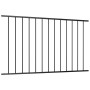 Panel de valla de acero con recubrimiento polvo negro 1,7x1,25m de vidaXL, Paneles de vallas - Ref: Foro24-145220, Precio: 48...