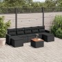 Set de sofás de jardín 8 piezas y cojines ratán sintético negro de , Conjuntos de jardín - Ref: Foro24-3256580, Precio: 467,9...