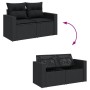 Set sofás de jardín 14 pzas con cojines ratán sintético negro de , Conjuntos de jardín - Ref: Foro24-3256692, Precio: 870,34 ...
