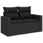 Set de sofás de jardín y cojines 13 pzas ratán sintético negro de , Conjuntos de jardín - Ref: Foro24-3256755, Precio: 855,94...