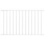 Panel de valla de acero con recubrimiento polvo blanco 1,7x1 m de vidaXL, Paneles de vallas - Ref: Foro24-145225, Precio: 41,...