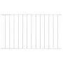Panel de valla de acero con recubrimiento polvo blanco 1,7x1 m de vidaXL, Paneles de vallas - Ref: Foro24-145225, Precio: 37,...