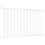 Panel de valla de acero con recubrimiento polvo blanco 1,7x1 m de vidaXL, Paneles de vallas - Ref: Foro24-145225, Precio: 41,...