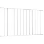 Weiß pulverbeschichtetes Stahlzaunelement 1,7 x 1 m von vidaXL, Zaunpaneele - Ref: Foro24-145225, Preis: 37,96 €, Rabatt: %