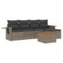 Set de muebles de jardín 6 pzas y cojines ratán sintético gris de , Conjuntos de jardín - Ref: Foro24-3256872, Precio: 362,88...