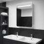 Mueble de baño con espejo LED 60x11x80 cm de vidaXL, Tocadores de baño - Ref: Foro24-285118, Precio: 163,06 €, Descuento: %