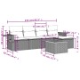 Set de muebles de jardín 6 pzas y cojines ratán sintético gris de , Conjuntos de jardín - Ref: Foro24-3256872, Precio: 362,88...