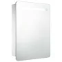 Mueble de baño con espejo LED 60x11x80 cm de vidaXL, Tocadores de baño - Ref: Foro24-285118, Precio: 159,43 €, Descuento: %