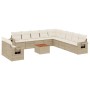 Set de sofás de jardín 12 pzas y cojines ratán sintético marrón de , Conjuntos de jardín - Ref: Foro24-3256975, Precio: 878,0...