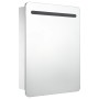 Mueble de baño con espejo LED 60x11x80 cm de vidaXL, Tocadores de baño - Ref: Foro24-285118, Precio: 163,06 €, Descuento: %