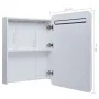 Mueble de baño con espejo LED 60x11x80 cm de vidaXL, Tocadores de baño - Ref: Foro24-285118, Precio: 159,43 €, Descuento: %