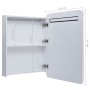 Mueble de baño con espejo LED 60x11x80 cm de vidaXL, Tocadores de baño - Ref: Foro24-285118, Precio: 163,06 €, Descuento: %